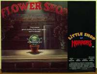 a357 LITTLE SHOP OF HORRORS British quad movie poster '86 Frank Oz