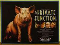 a368 PRIVATE FUNCTION British quad movie poster '84 Michael Palin