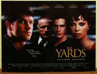 a393 YARDS DS British quad movie poster '00 Wahlberg, Charlize Theron