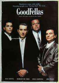 a022 GOODFELLAS special 38x53 movie poster '90 Robert De Niro, Pesci