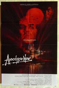 b058 APOCALYPSE NOW one-sheet movie poster '79 Marlon Brando, Bob Peak