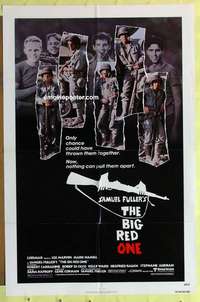 b099 BIG RED ONE one-sheet movie poster '80 Samuel Fuller, Lee Marvin