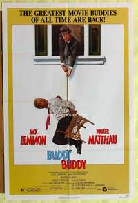 b125 BUDDY BUDDY one-sheet movie poster '81 Jack Lemmon, Walter Matthau