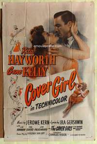 b199 COVER GIRL one-sheet movie poster R49 Rita Hayworth, Gene Kelly