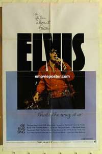 b252 ELVIS THAT'S THE WAY IT IS one-sheet movie poster '70 Presley bio!