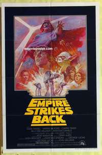 b256 EMPIRE STRIKES BACK 1sh movie poster R81 George Lucas classic!