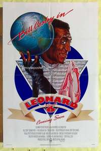 b494 LEONARD PART 6 one-sheet movie poster '87 Bill Cosby's worst!