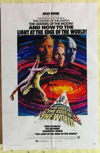 b502 LIGHT AT THE EDGE OF THE WORLD one-sheet movie poster '71 Kirk Douglas