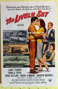 b509 LIVELY SET one-sheet movie poster '64 car racing, James Darren!