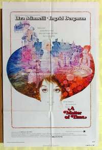 b562 MATTER OF TIME one-sheet movie poster '76 Liza Minnelli, Ingrid Bergman