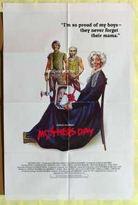 b579 MOTHER'S DAY one-sheet movie poster '80 wild horror comedy image!