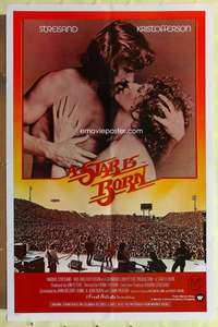 b809 STAR IS BORN int'l one-sheet movie poster '77 Kristofferson, Streisand