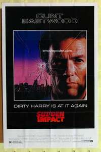 b827 SUDDEN IMPACT one-sheet movie poster '83 Clint Eastwood, Dirty Harry