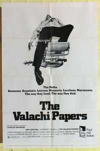 b913 VALACHI PAPERS one-sheet movie poster '72 Charles Bronson in the mob!