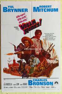 b928 VILLA RIDES one-sheet movie poster '68 Yul Brynner, Robert Mitchum