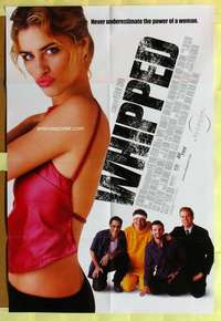 b950 WHIPPED DS one-sheet movie poster '00 Amanda Peet, sex triangle!