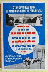 b953 WHITE HOUSE one-sheet movie poster '60s An American Heritage!