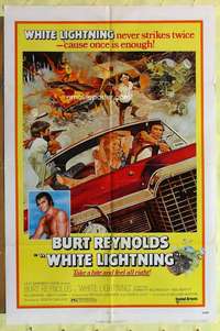 b954 WHITE LIGHTNING one-sheet movie poster '73 Burt Reynolds