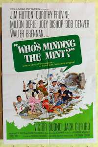 b960 WHO'S MINDING THE MINT one-sheet movie poster '67 Jack Rickard art!