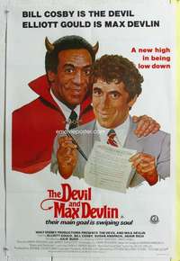 c015 DEVIL & MAX DEVLIN Australian one-sheet movie poster '81 Disney, Gould, Cosby