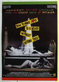 c027 HOW TO MAKE LOVE TO A NEGRO WITHOUT GETTING TIRED Canadian one-sheet movie poster