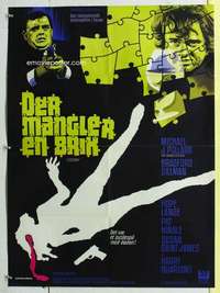 c064 JIGSAW Danish movie poster '68 LSD drug classic, Stevenov art!