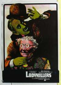 c573 LADYKILLERS German movie poster R60 Alec Guinness, gangsters!