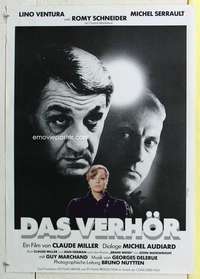 c594 UNDER SUSPICION German movie poster '81 Romy Schneider