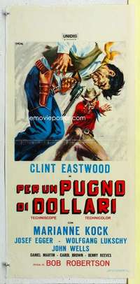 c146 FISTFUL OF DOLLARS Italian locandina movie poster '67 Eastwood