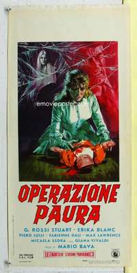c151 KILL BABY KILL Italian locandina movie poster '69 Mario Bava