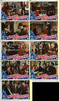 c167 MARY OF SCOTLAND 9 Italian 13x19 movie posters R54 Hepburn