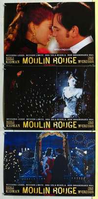 c180 MOULIN ROUGE 3 Italian photobusta movie posters '01 Nicole Kidman