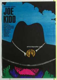 c231 JOE KIDD Polish movie poster '72 Onegin Dabrowski cowboy art!