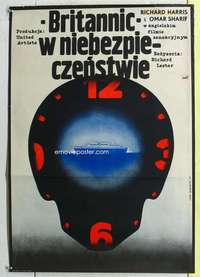 c232 JUGGERNAUT Polish movie poster '75 Lech Majewski ship art!