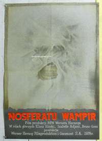 c285 NOSFERATU THE VAMPYRE Polish 26x38 movie poster '79 Zaradkiewicz art!