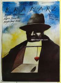 c289 PEDDLER Polish 26x38 movie poster '89 great abstract Pagowski art!