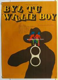 c249 TELL THEM WILLIE BOY IS HERE Polish movie poster '70 Bikowski art