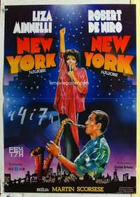 c108 NEW YORK NEW YORK Yugoslavian movie poster '77 Robert De Niro