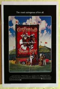 d147 BRONCO BILLY one-sheet movie poster '80 Clint Eastwood, Sondra Locke