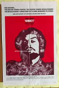 d165 CHE int'l one-sheet movie poster '69 Omar Sharif, Jack Palance