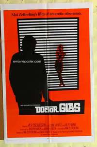 d227 DOCTOR GLAS int'l one-sheet movie poster '69 Mai Zetterling, voyeur sex!