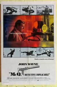 d492 McQ Spanish/U.S. one-sheet movie poster '74 John Sturges, John Wayne, Albert