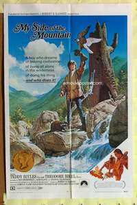 d517 MY SIDE OF THE MOUNTAIN one-sheet movie poster '68 Ted Eccles, Bikel