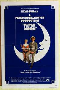 d554 PAPER MOON one-sheet movie poster '73 Tatum & Ryan O'Neal!