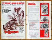 d027 LOSERS movie pressbook '70 it's The Dirty Bunch on wheels!