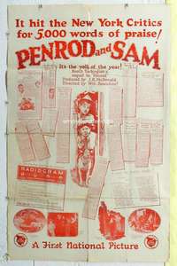 d560 PENROD & SAM one-sheet movie poster '23 special rotogravure style!
