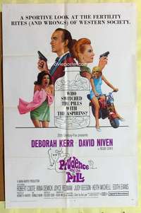 d588 PRUDENCE & THE PILL one-sheet movie poster '68 Deborah Kerr, Niven