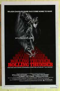 d626 ROLLING THUNDER one-sheet movie poster '77 Paul Schrader, Devane