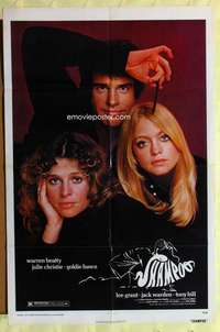 d669 SHAMPOO one-sheet movie poster '75 Warren Beatty, Christie, Hawn