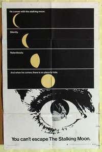 d727 STALKING MOON style A one-sheet movie poster '68 Gregory Peck